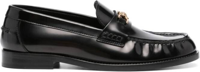 Versace Zwarte Mocassins voor Vrouwen Black Dames