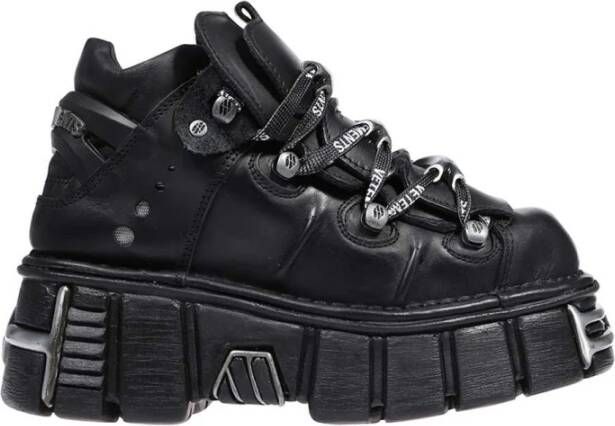 Vetements Platform Sneakers Black Dames