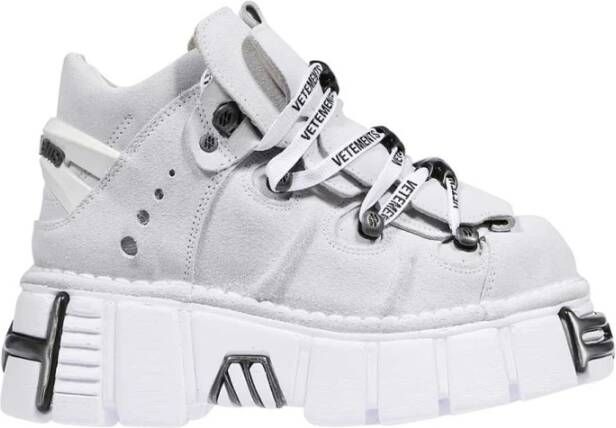 Vetements Platform Sneakers White Dames