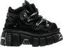 Vetements Chunky Fur Platform Winterlaarzen Black Dames - Thumbnail 1