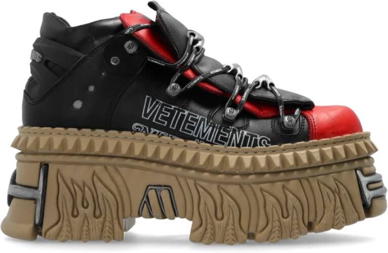 Vetements x New Rock Black Heren