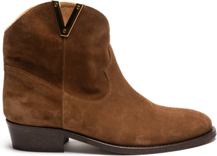 Via Roma 15 Ankle Boots Brown Dames