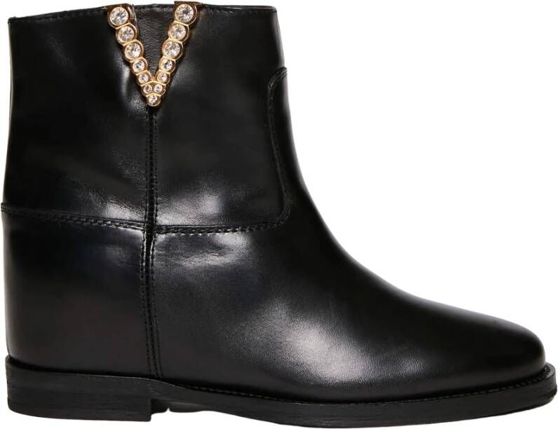 Via Roma 15 Ankle Boots Zwart Dames