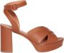 Via Roma 15 High Heel Sandals Bruin Dames - Thumbnail 1