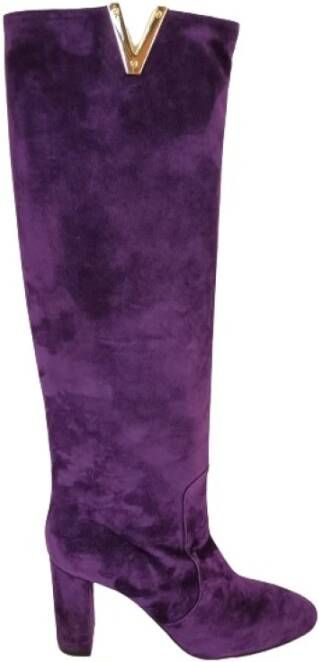 Via Roma 15 Stijlvolle en Trendy Paarse Laarzen Purple Dames