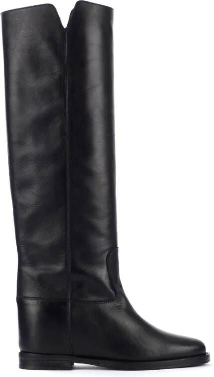 Via Roma 15 Wedge Boot 2568 Black Dames