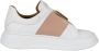 Via Roma 15 Witte Leren Sneakers met Gouden V-Detail White Dames - Thumbnail 1