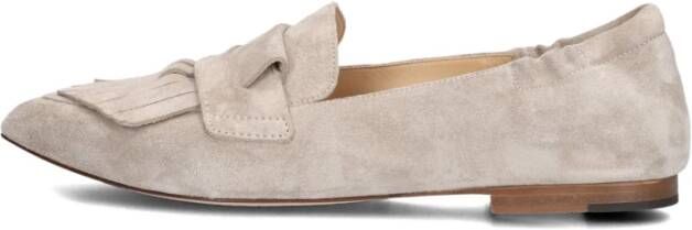 Via Vai Beige Leren Loafers Lola Oakley Beige Dames