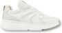 Via Vai Beige Sneaker met Geperforeerd Leer White Dames - Thumbnail 1