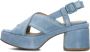 VIA VAI Sandalen Dames Elia Paisley Maat: 39 Materiaal: Suède Kleur: Blauw - Thumbnail 3