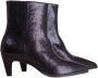 Via Vai Blauwe Snake Print Enkellaarzen Purple Dames - Thumbnail 1