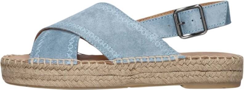 Via Vai Denim Blauwe Sandalen Mondi Sun Blue Dames