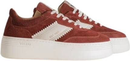 Via Vai Grace Combi Porto Sneaker Red Dames