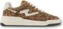 Via Vai Leopard Print Retro Sneakers Brown Dames - Thumbnail 1