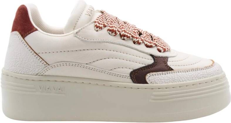 Via Vai Meel Sneaker Beige Dames