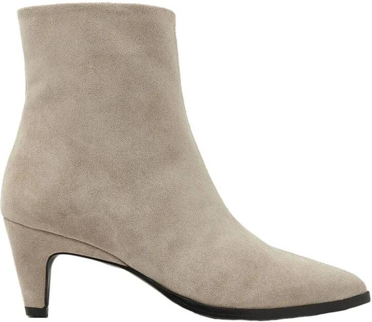 Via Vai Stijlvolle Enkellaars Lina Kate Beige Dames