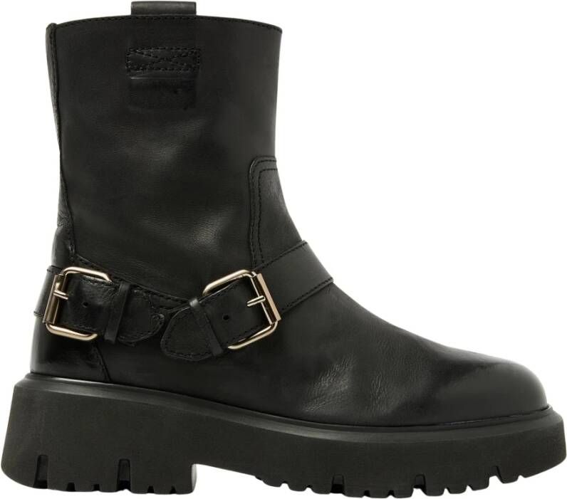 Via Vai Ziva Jagger Biker boots Black Dames