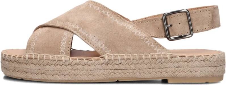 Via Vai Zomer Suede Sandalen Mondi Sun Brown Dames