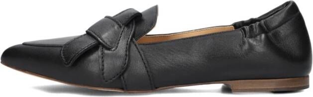 Via Vai Zwarte Leren Loafers Lola Rayna Black Dames