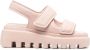 Vic Matié Beige Casual Platte Sandalen Pink Dames - Thumbnail 1