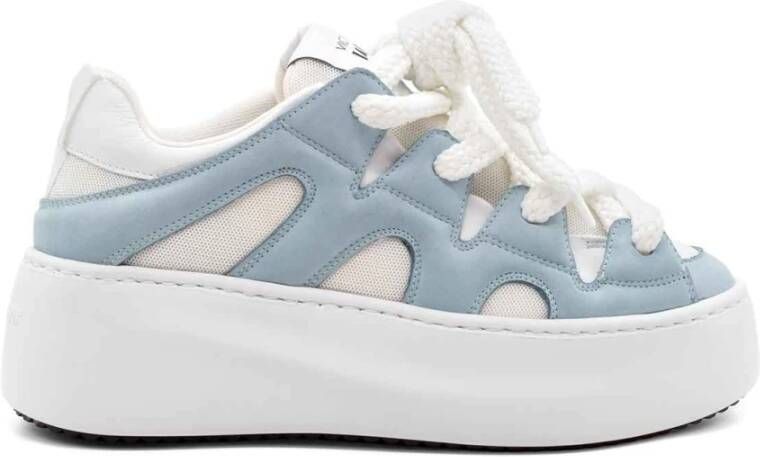 Vic Matié Blauw Witte Wave Schoen Blue Dames