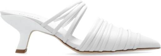 Vic Matié Bonbon leather mules White Dames