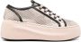 Vic Matié Bruine Casual Sneakers met Cow Leather Brown Dames - Thumbnail 1