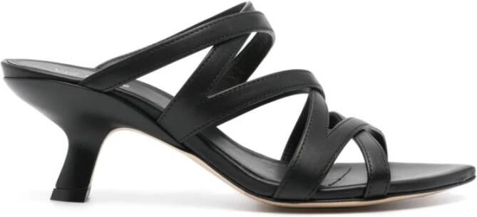 Vic Matié Heeled Mules Black Dames