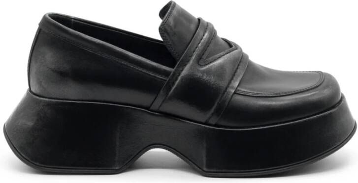 Vic Matié Mocassin Mini Yoko in Zwart Black Dames