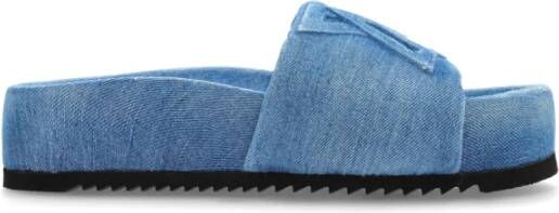 Vic Matié Bubble pantoffel lichtblauwe Denim Blue Dames