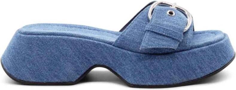 Vic Matié Sliders Blue Dames