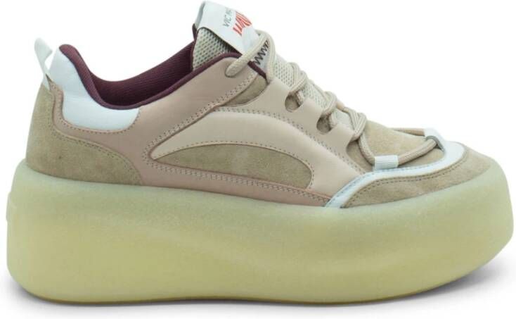 Vic Matié Sneaker in Nude Roze Wit Multicolor Dames