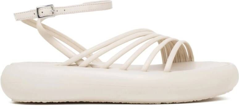 Vic Matié Witte Stropleren Sandalen White Dames