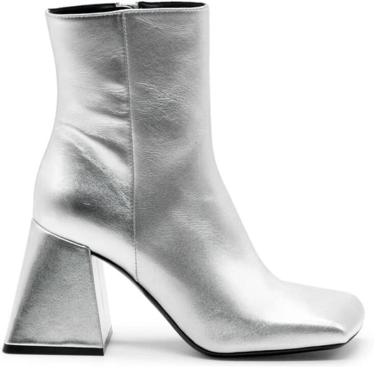 Vic Matié Zilveren Minimalistische Boot Ming Gray Dames