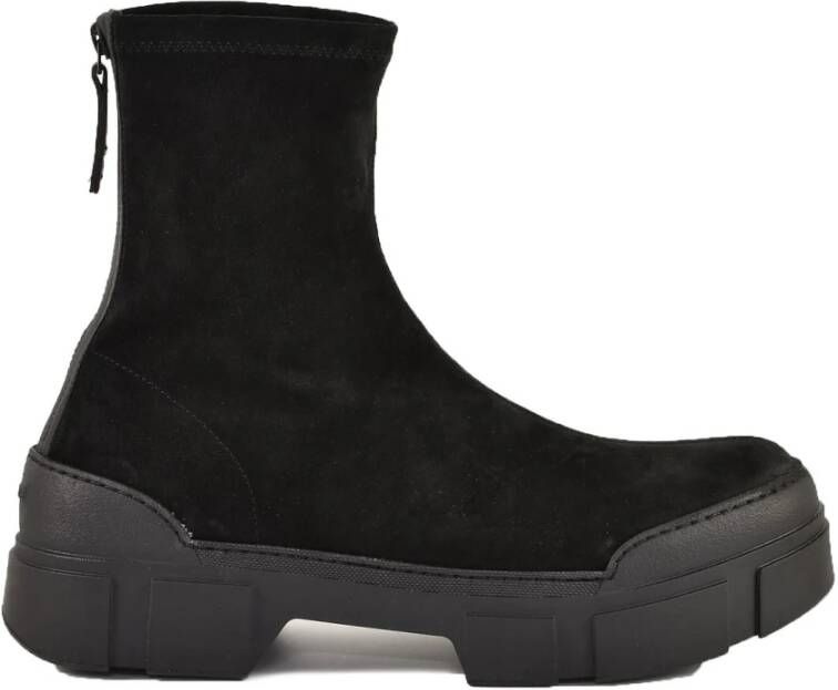 Vic Matié Zwarte Booties voor Mannen Zwart Heren