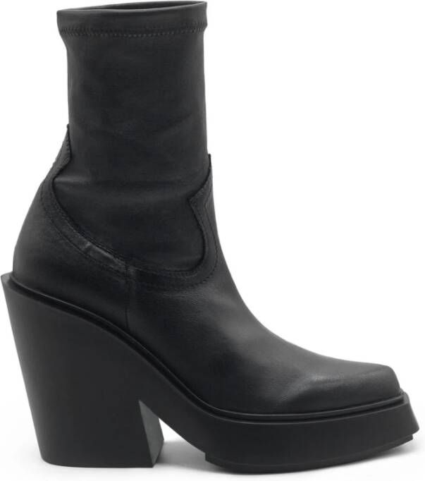 Vic Matié Zwarte Stretch Western Bootie Tetrix Black Dames