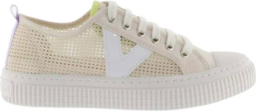 Victoria 1915 Re-Edit Basket Rejilla Sneakers Beige Dames