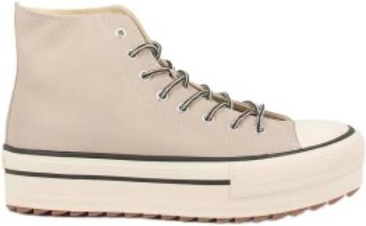 Victoria Beige Dames Schoenen met Dubbel Effect Beige Dames