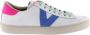 Victoria Berlin Piel & Neon Sneakers White Dames - Thumbnail 1