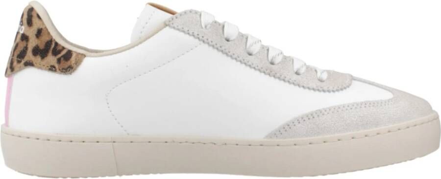 Victoria Berlin Suède Craquelé Sneakers White Dames