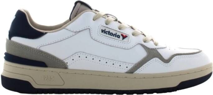 Victoria Blauwe Sneakers voor Mannen White Heren