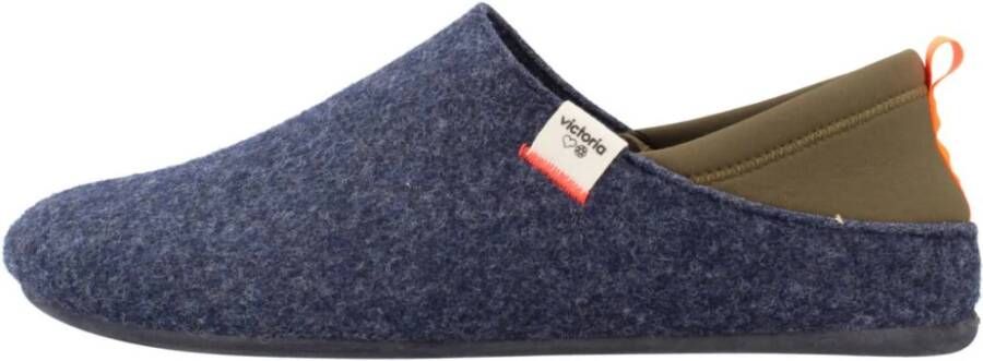 Victoria Comfortabele herenslippers voor thuis Blue Heren