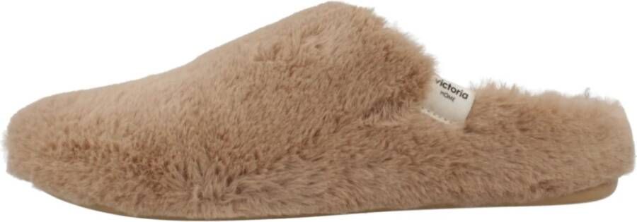 Victoria Comfortabele Pantoffels Beige