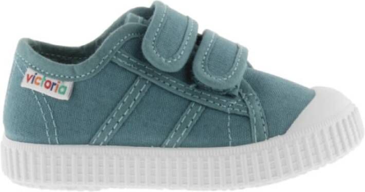 Victoria Kinderstrainers 1915 canvas krassen Blauw Unisex