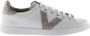 Victoria Leren sportschoenen tennis glitter Beige Dames - Thumbnail 4