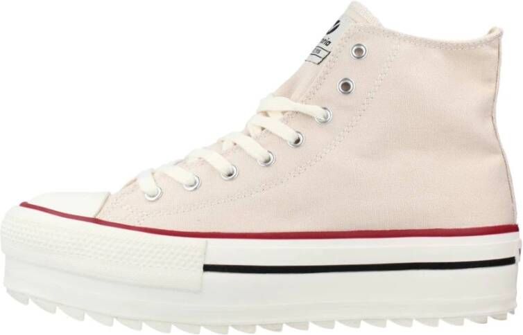 Victoria Platform Sneakers voor Vrouwen Beige Dames