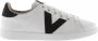 Victoria Leren sportschoenen tennis glitter Beige Dames - Thumbnail 2