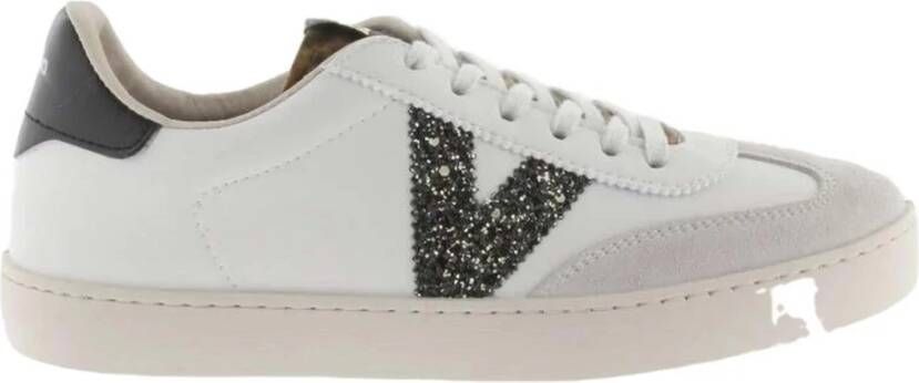 Victoria Sneakers met Slangeneffect voor Dames Black Dames