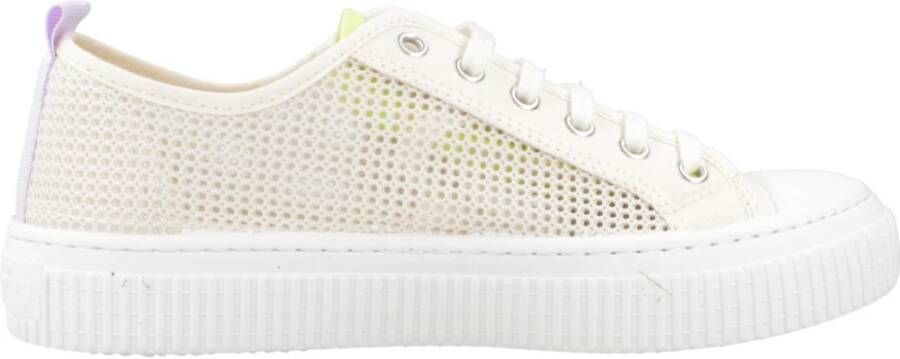 Victoria Stijlvolle Re-Edit Basket Rejill Sneakers Beige Dames