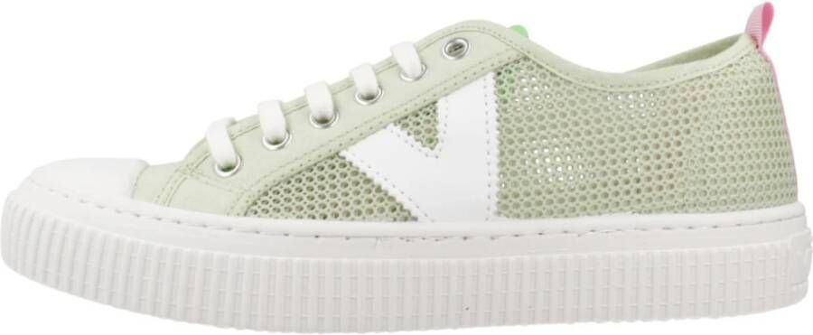 Victoria Stijlvolle Sneaker Re-Edit Basket Rejill Green Dames